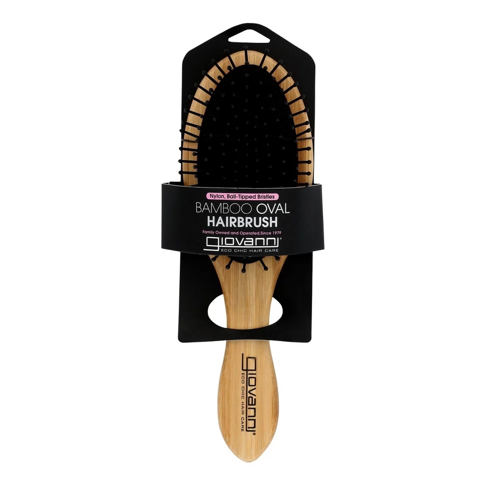 Giovanni Bamboo Oval Hairbrush